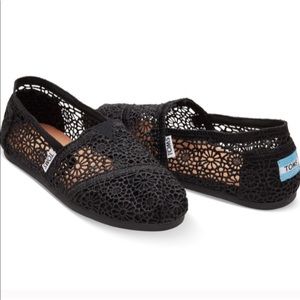 Toms Classic Crochet Slip-On Shoes